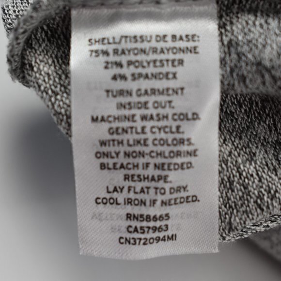 CASLON Super Soft Long Bell Sleeve Blouse New with tag Size Large Color Grey - Picture 6 of 6